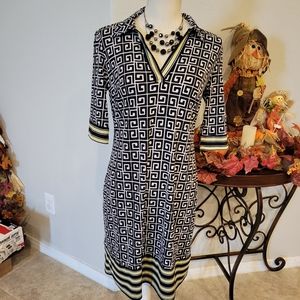 En Focus studio patterned dress